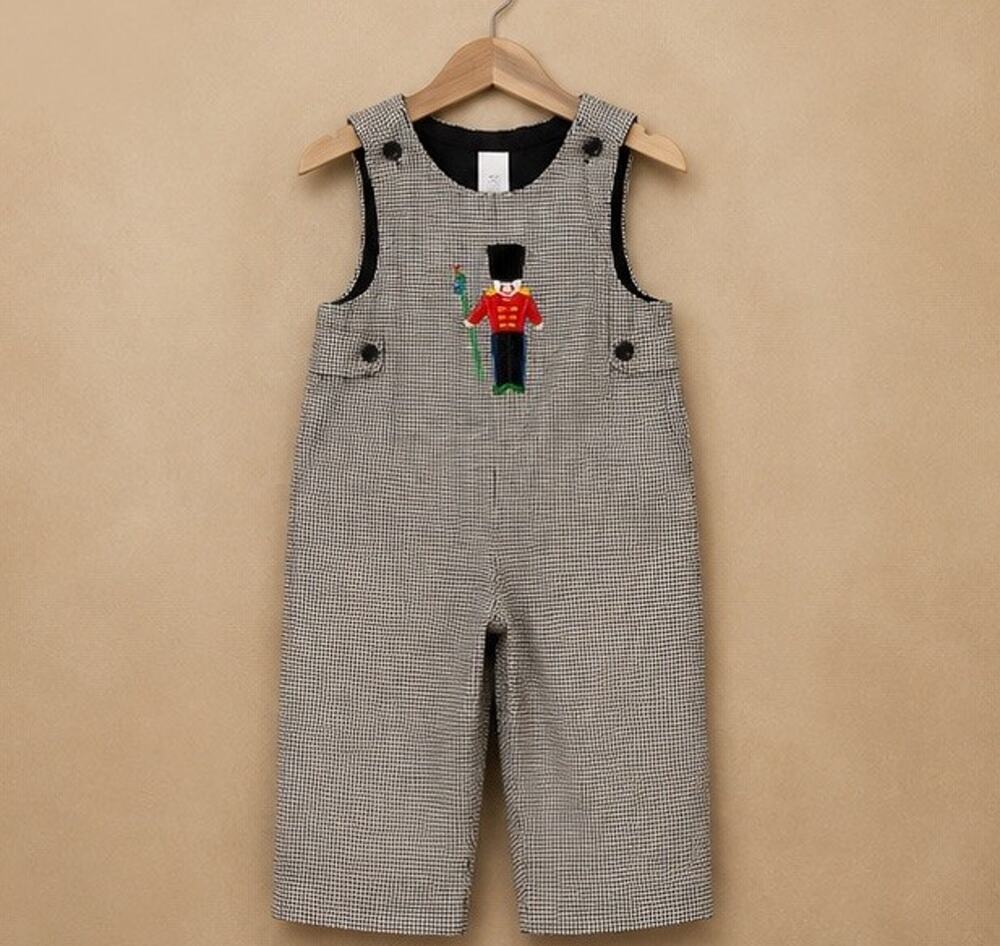 Vintage Boys 3T Boys N Berries Originals Black & White Toy Soldier Holiday